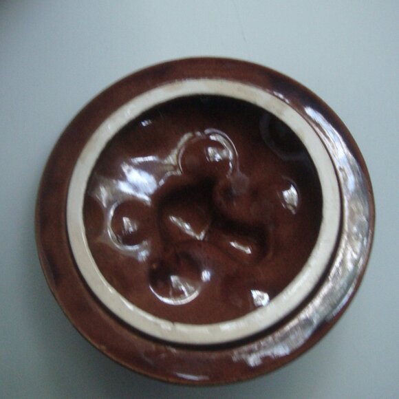 Vintage 70s Large Mushroom Canister & Lid Made in Japan - Picture 7 of 12